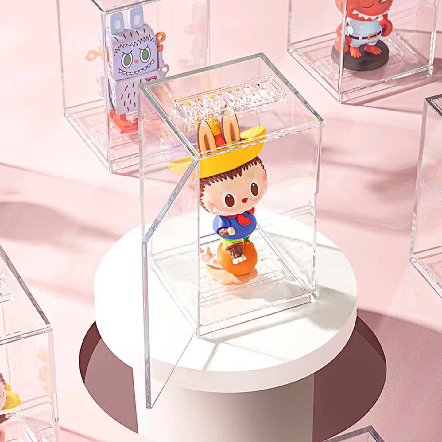 POP MART (Single Pack) Acrylic Blind Box Trendy Toy Storage Gift