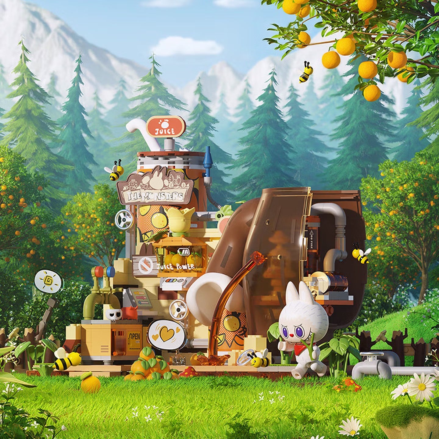 POP MART THE MONSTERS Forest Secret Base Series
