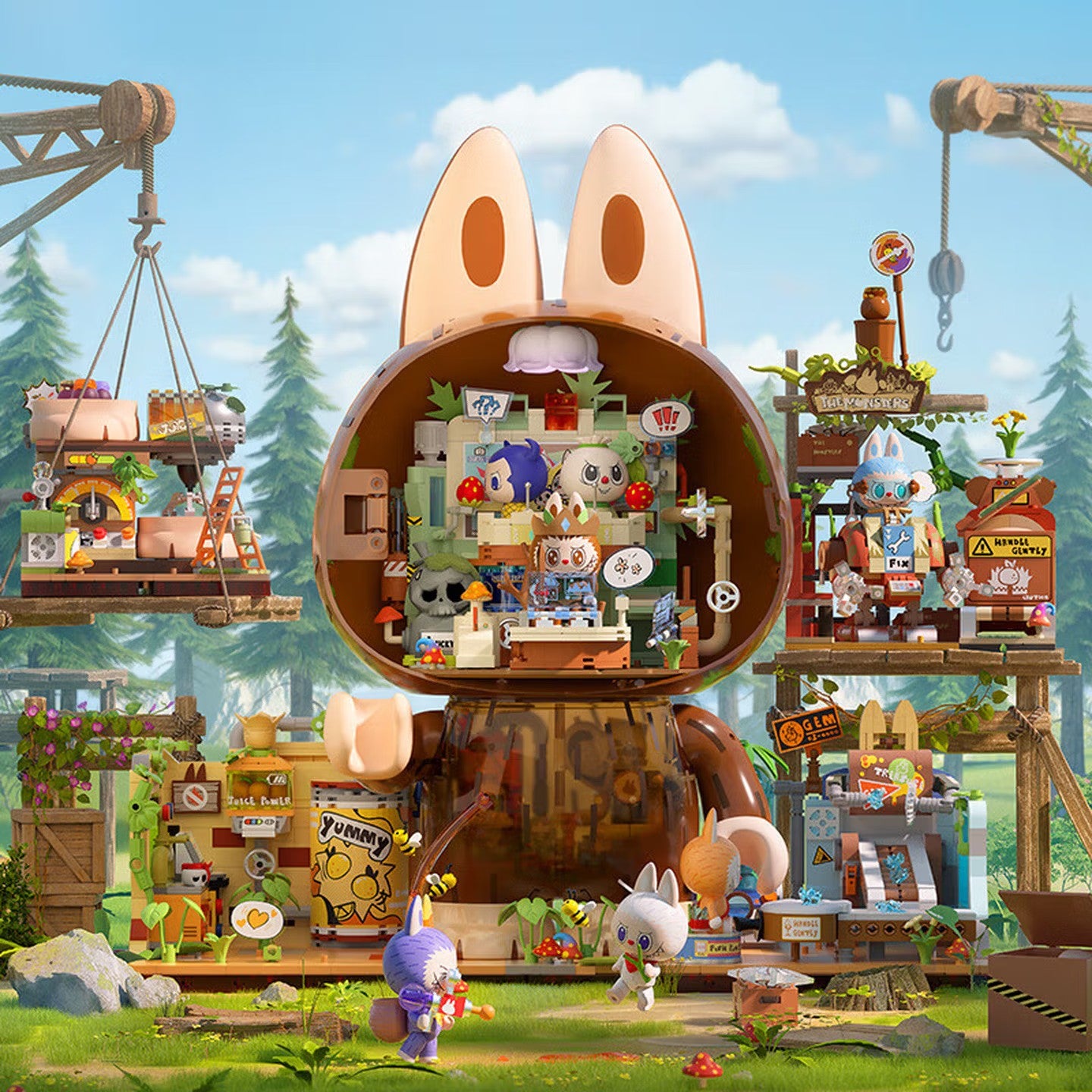 POP MART THE MONSTERS Forest Secret Base Series